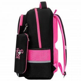 Рюкзак ЮНЛАНДИЯ COMPLETE с пеналом в комплекте, эрго-спинка, "Box cat", 42х29х14 см, 273120