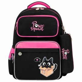 Рюкзак ЮНЛАНДИЯ COMPLETE с пеналом в комплекте, эрго-спинка, "Box cat", 42х29х14 см, 273120