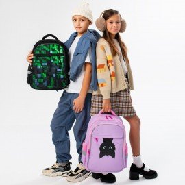 Рюкзак BRAUBERG FAVOUR, 2 отделения, 3 кармана, "Module blocks", 40х29х15 см, 273124