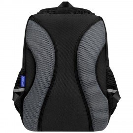 Рюкзак BRAUBERG STAR, 1 отделение, 5 карманов, "Watch out", черный, 40x29x13 см, 273132