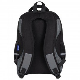 Рюкзак BRAUBERG STAR, 1 отделение, 5 карманов, "Watch out", черный, 40x29x13 см, 273132