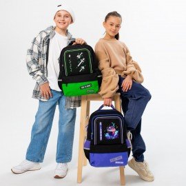 Рюкзак BRAUBERG STAR, 1 отделение, 5 карманов, "Digital tools", черный, 40x29x13 см, 273133