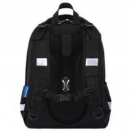 Ранец BRAUBERG SHINY, 2 отделения, с брелком, Scary dino, СВЕТЯЩИЙСЯ РИСУНОК, 38х28х14 см, 273143