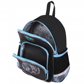 Рюкзак BRAUBERG KIDS PLAY детский, 1 отделение, 3 кармана, Funny wheels, 29х23х12 см, 273149