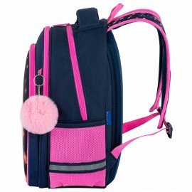 Рюкзак BRAUBERG OPTIMA, 2 отделения, с брелоком, "Tiny beauty", 36х27х18 см, 273155