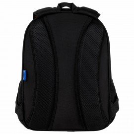 Рюкзак BRAUBERG OPTIMA, 2 отделения, с брелоком, "Burning ball", 3D-панель, 36х27х18 см, 273158