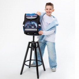 Ранец ЮНЛАНДИЯ WISE, 1 отделение, 3 кармана, устойчивое дно, Space driver, 37х29х15 см, 273163