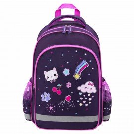 Рюкзак ПИФАГОР SCHOOL, 1 отделение, 3 кармана, "Leapfrog", 38x28х14 см, 273167