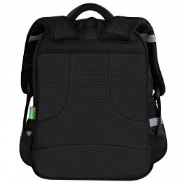 Рюкзак BRAUBERG KIDS MIND с пеналом в комплекте, 2 отделения, "Football", 40х28х18 см, 273178