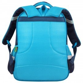 Рюкзак BRAUBERG KIDS FLOSSY, 2 отделения, 3 кармана, "Sky girl", 3D-панель, 40х28х18 см, 273179