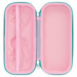 Пенал ЮНЛАНДИЯ, 1 отделение, карман, полиэстер/EVA, 22х10х5 см, Pretty bunny, 273189