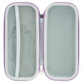 Пенал ЮНЛАНДИЯ, 1 отделение, карман, полиэстер/EVA, 22х10х5 см, Bubble tea, 273190