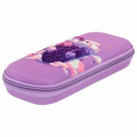 Пенал ЮНЛАНДИЯ, 1 отделение, карман, полиэстер/EVA, 22х10х5 см, Bubble tea, 273190