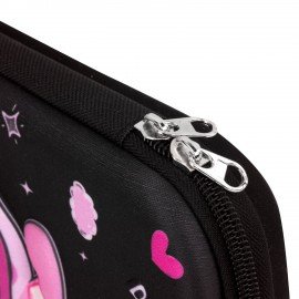 Пенал ЮНЛАНДИЯ большой, 1 отделение, 1 откидная планка, карман, полиэстер/EVA, 22х15х5 см, Anime sign, 273194