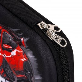 Пенал ЮНЛАНДИЯ большой, 1 отделение, 1 откидная планка, карман, полиэстер/EVA, 22х15х5 см, Street race, 273195