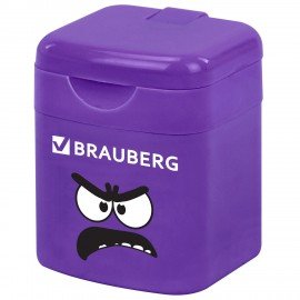 Точилка кросс-серия МОНСТРИКИ, с контейнером, корпус ассорти, BRAUBERG, 273235