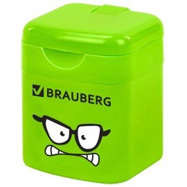 Точилка кросс-серия МОНСТРИКИ, с контейнером, корпус ассорти, BRAUBERG, 273235