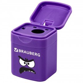 Точилка кросс-серия МОНСТРИКИ, с контейнером, корпус ассорти, BRAUBERG, 273235