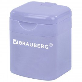 Точилка кросс-серия PASTEL, с контейнером, корпус ассорти, BRAUBERG, 273255