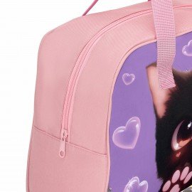 Сумка для занятий BRAUBERG с ручками, 35x25x15 см, Paw prints, 273289