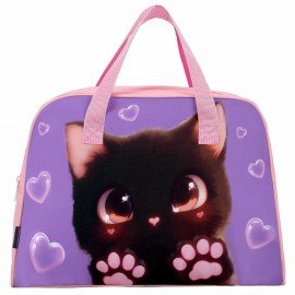 Сумка для занятий BRAUBERG с ручками, 35x25x15 см, Paw prints, 273289