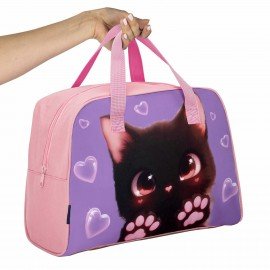 Сумка для занятий BRAUBERG с ручками, 35x25x15 см, Paw prints, 273289