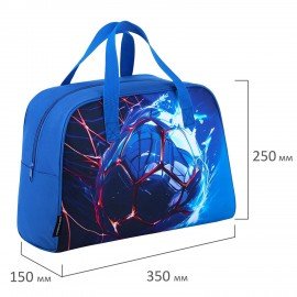 Сумка для занятий BRAUBERG с ручками, 35x25x15 см, Score goal, 273290