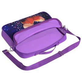 Папка на молнии с ручками BRAUBERG KIDS А4, 1 отделение, регулируемый плечевой ремень, 60 мм, Fairy fox, 273317