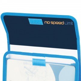 Папка для тетрадей ЮНЛАНДИЯ А5, пластик, 2 отделения, клапан на липучке, No limit, 273334