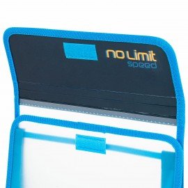 Папка для тетрадей ЮНЛАНДИЯ А5, пластик, 2 отделения, клапан на липучке, No limit, 273334