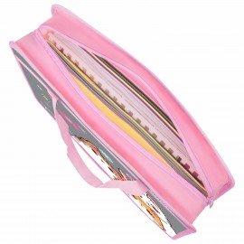 Папка на молнии с ручками BRAUBERG А4, 1 отделение, пластик, 80 мм, Hi there, 273370