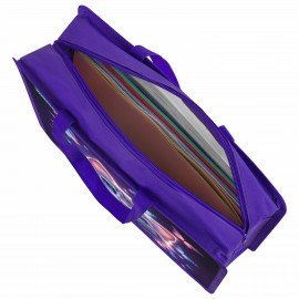 Папка на молнии с ручками BRAUBERG KIDS А4, 1 отделение, пластик, 100 мм, Curious cat, 273376