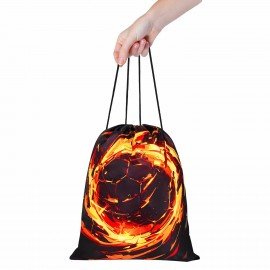 Мешок для обуви BRAUBERG KIDS, с петлей, 42х34 см, Fire split, 273436