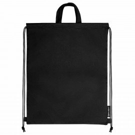 Мешок для обуви BRAUBERG большой удобный с ручкой, 51х41 см, Total Black, 273454