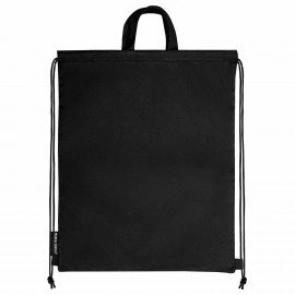 Мешок для обуви BRAUBERG большой удобный с ручкой, 51х41 см, Total Black, 273454