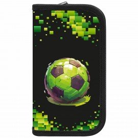 Пенал ПИФАГОР, 2 отделения, ламинированный картон, 19х11 см, Offline, 273484