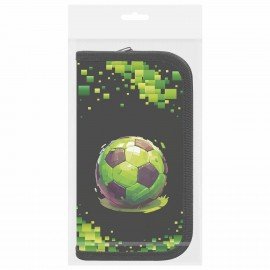 Пенал ПИФАГОР, 2 отделения, ламинированный картон, 19х11 см, Offline, 273484