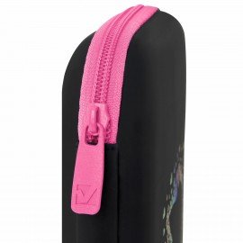 Пенал BRAUBERG SHINY, 1 отделение, 1 откидная планка, EVA, 22х13 см, Pretty face, 273516