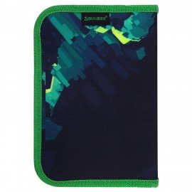 Пенал BRAUBERG, 1 отделение, 1 откидная планка, полиэстер, 21х14 см, Ominous spider, 273525