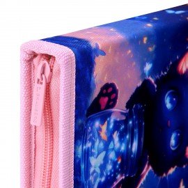 Пенал BRAUBERG с наполнением, 1 отделение, 1 откидная планка, 24 предмета, 21х14 см, Night catcher, 273530