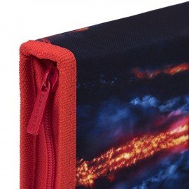 Пенал BRAUBERG с наполнением, 1 отделение, 1 откидная планка, 24 предмета, 21х14 см, Foggy car, 273533