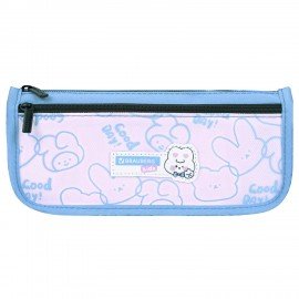 Пенал мягкий BRAUBERG KIDS, 2 отделения, полиэстер, Bunny, 22x10x6 см, 273552