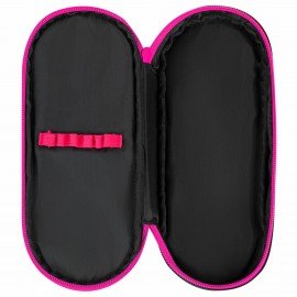 Пенал-футляр BRAUBERG, 1 отделение, органайзер, полиэстер, 22x9х5 см, Angry kitty, 273566