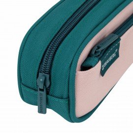 Пенал-футляр BRAUBERG, 2 отделения, 3D элемент, полиэстер, Fun dino, 23х8х5 см, 273572