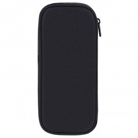 Пенал-органайзер BRAUBERG, 1 отделение, откидная планка, полиэстер, 22х10х6 см, Total black, 273577