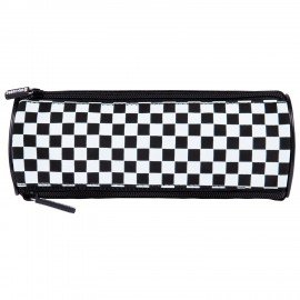 Пенал мягкий BRAUBERG, 3 отделения, нейлон, 21х7х7 см, Black&white, 273582