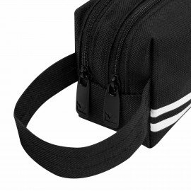 Пенал-органайзер BRAUBERG с ручкой, 2 отделения, полиэстер, 23x10 см, черный, 273592