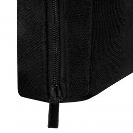 Пенал-органайзер BRAUBERG, 1 отделение, наклейки, молния вокруг, канвас, 22x15х4см, фиолетовый, 273596