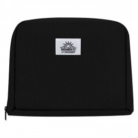 Пенал-органайзер BRAUBERG, 1 отделение, наклейки, молния вокруг, канвас, 22x15х4см, фиолетовый, 273596