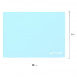 Настольное покрытие BRAUBERG, силикон, мятное, 30х40 см, 273613